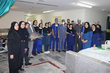 تقدیر از پرستاران بیمارستان شهید بهشتی